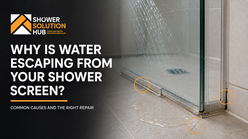Why Is Water Escaping From Your Shower Screen? Common Causes and Repairs