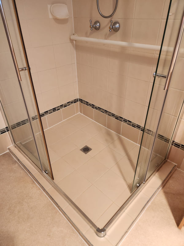 After - Bathroom Floor Tiling