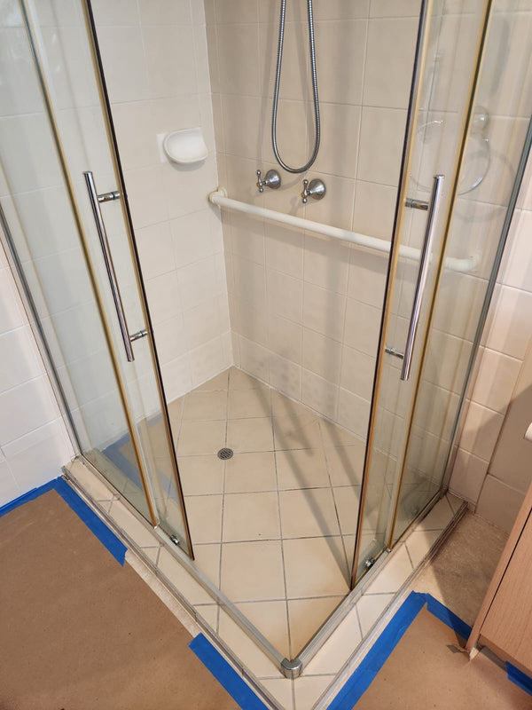 Before - Bathroom Floor Tiling